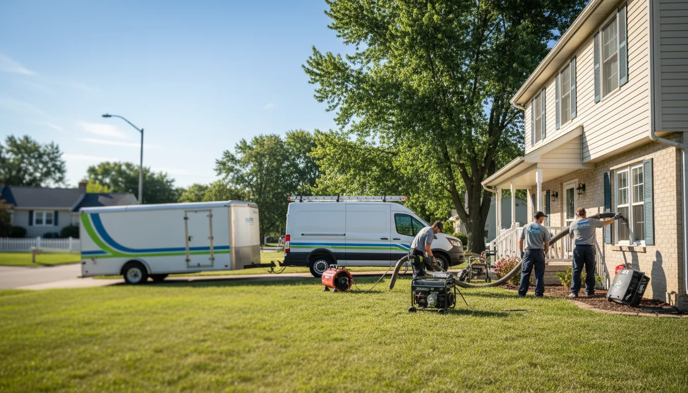 Flooded Basement Restoration And Cleanup With Repair in Rittman, OH near me